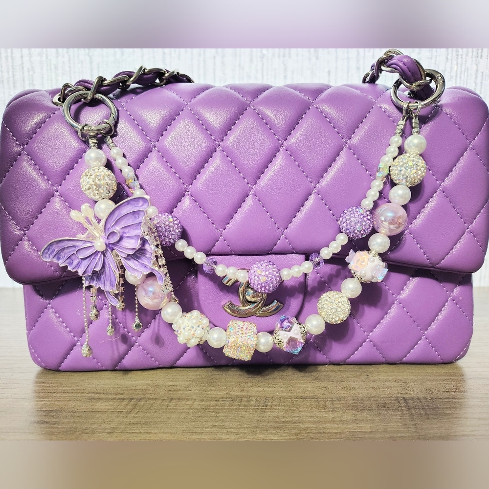 Sparkle Butterfly Bag Charm Chain/Phone Chain